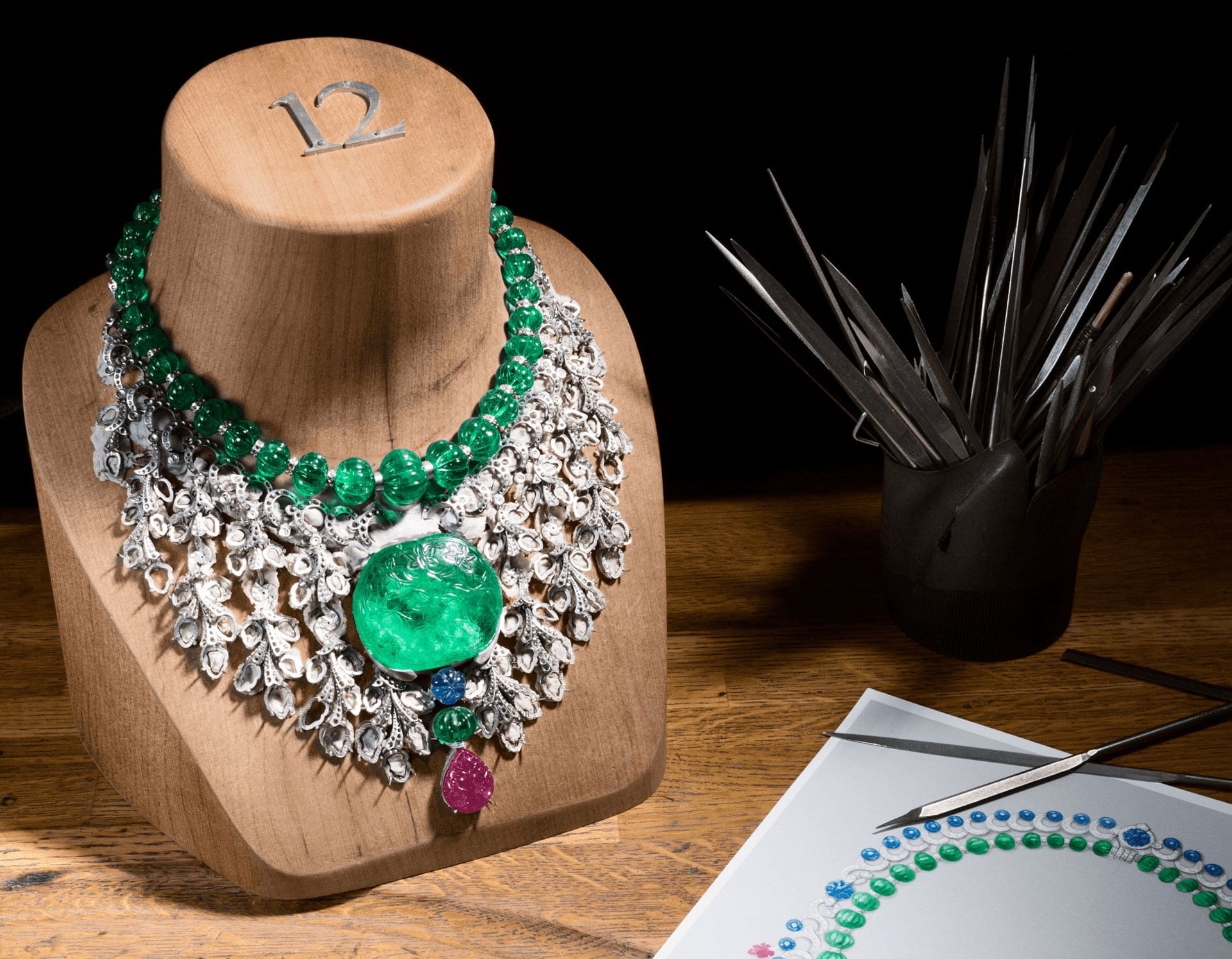 希少品 レア Cartier ハイジュエリー ネックレスケース 大型